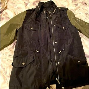 Olive Green/Black Jacket